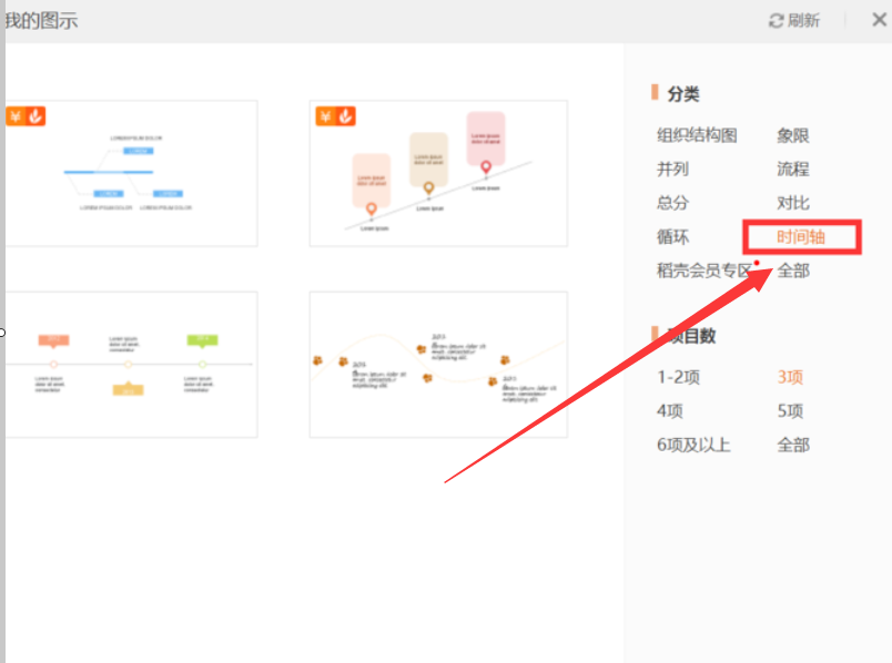PPT怎么做时间轴？