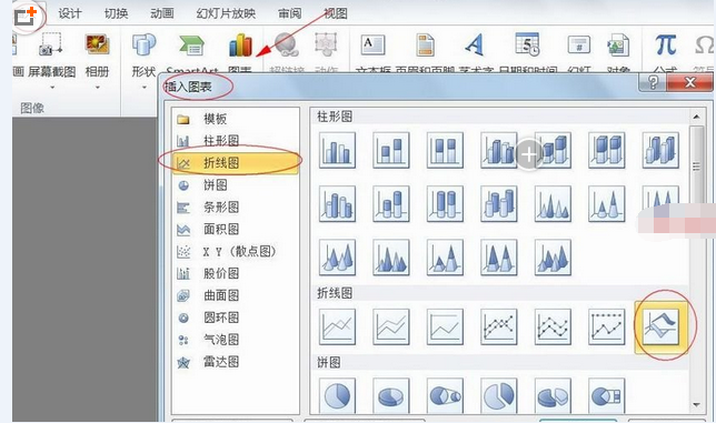 怎样在ppt理做趋势图
