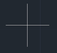 CAD中圆心的十字线如何画？