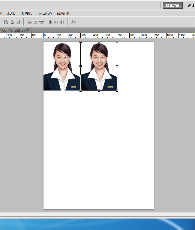 Photoshop怎么制作一版证件照？