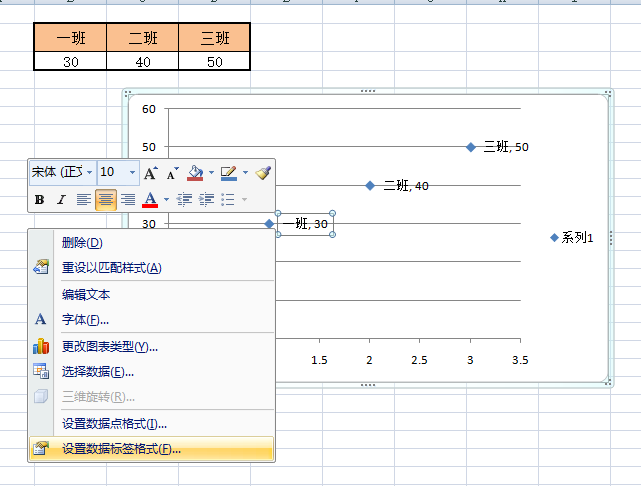 Excel如何做xy散点图？