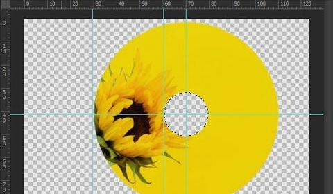 如何用photoshop制作光盘的封面?