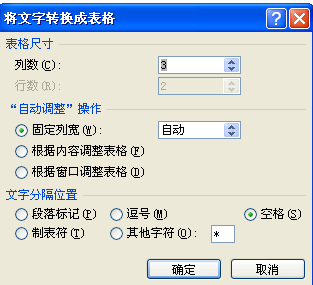 怎么在Word中有内容 自动套入表格？