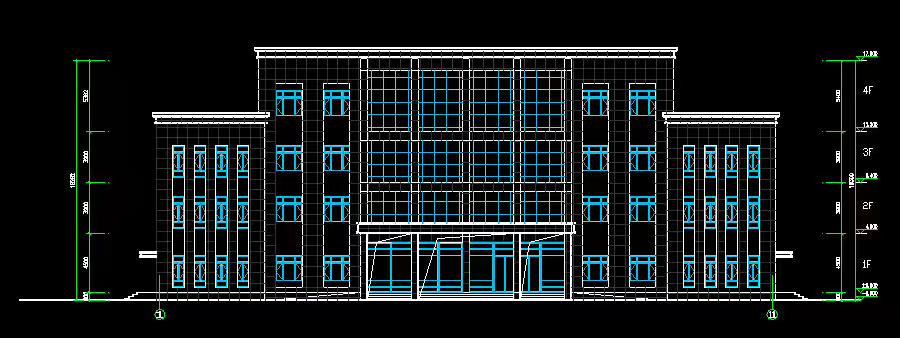 天正建筑预留门洞如何画