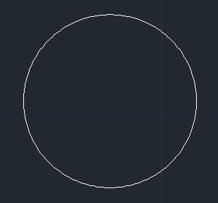 CAD中圆心的十字线如何画？
