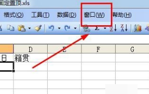 Word2007版 如何锁定表格第一行？