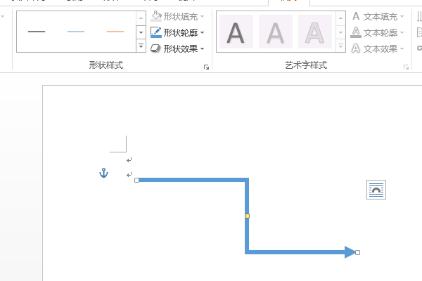 Word里带箭头的折线图怎么画？