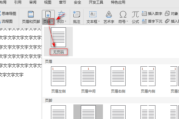 Word里面封面和目录不要页码该怎么设置？