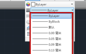 CAD2014如何显示线宽？