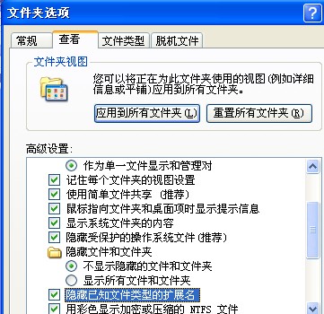 Word文档 如何能隐藏后缀格式？