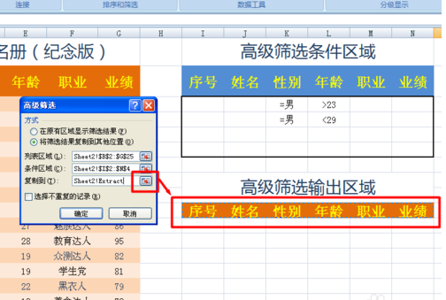 Excel高级筛选如何输入筛选条件？