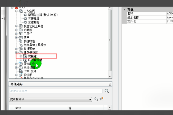 CAD2016如何自定义快捷键？