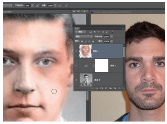 用ps修复破损老照片详细教程