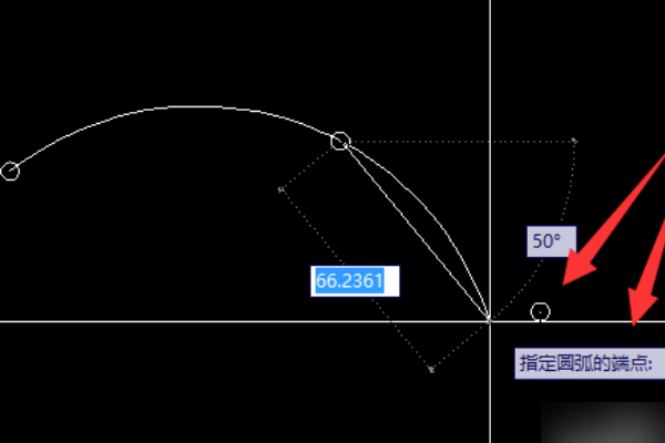 cad贯穿的孔怎么画弧