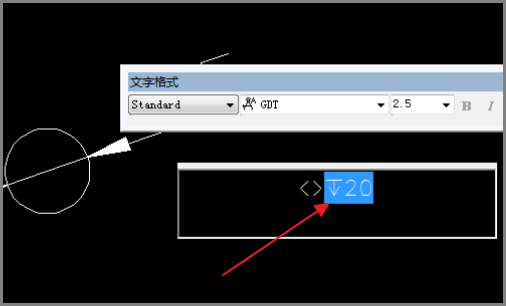 cad中的深度符号怎么标注?
