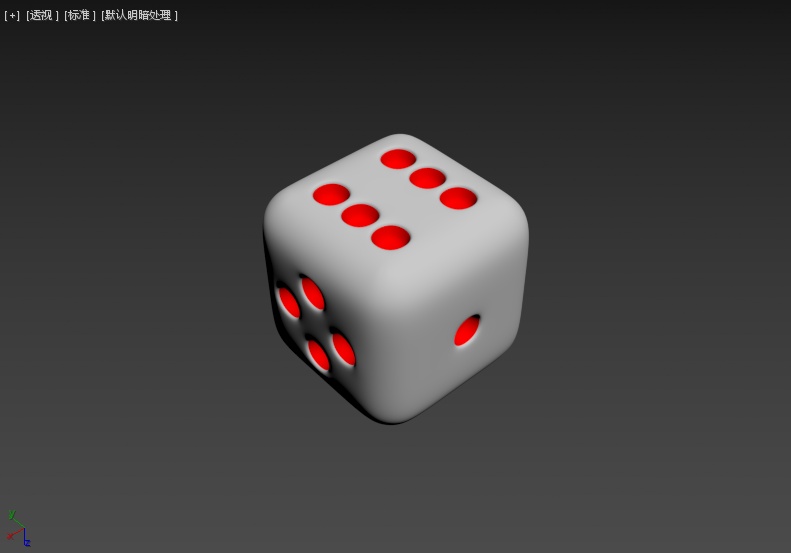 沐风老师3dmax骰子建模教程