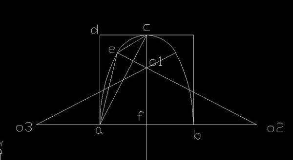 cad 里面怎么画三心圆?