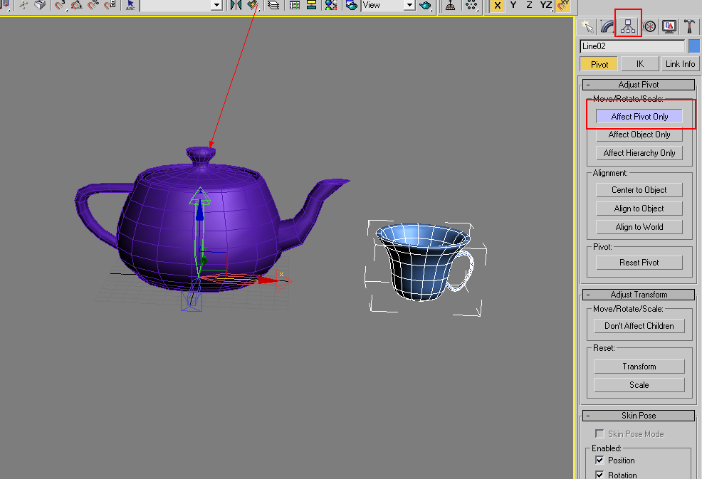 3dmax怎么让a物体绕着b物体的轴中心旋转复制啊?