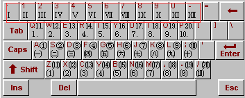 word里罗马数字在哪里