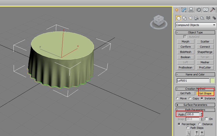 3dmax 使用放样和编辑网格怎么做这个餐桌,求详细步骤?