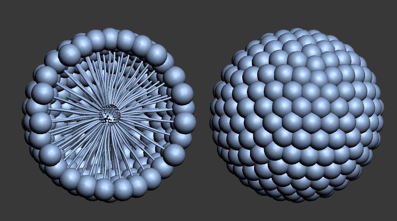 求助〗用3dmax怎么画胶束,刚好又要成球体?