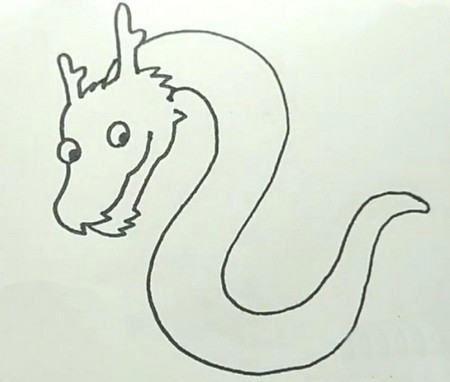 怎么画最简单的龙?