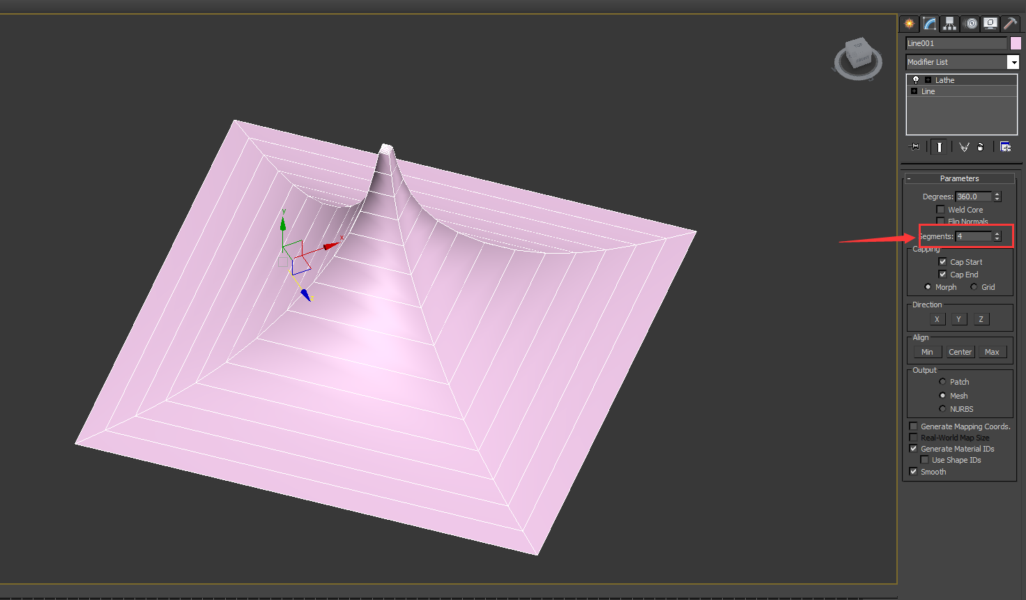 3DMax如何制作雨棚曲面？