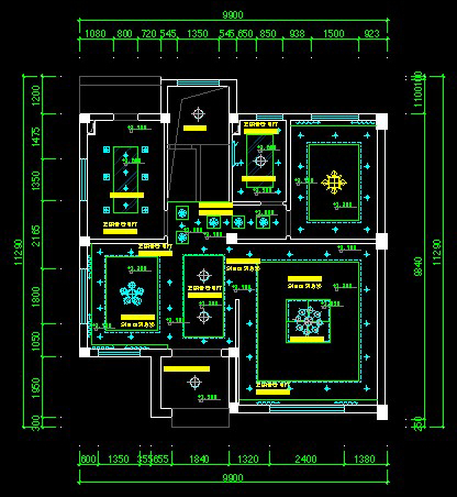 室内装横的CAD水电施工图如何画？