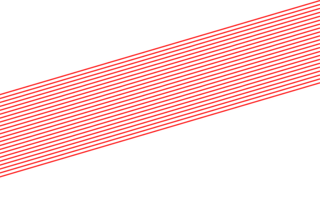 怎样ps画一组平行排列的斜线?