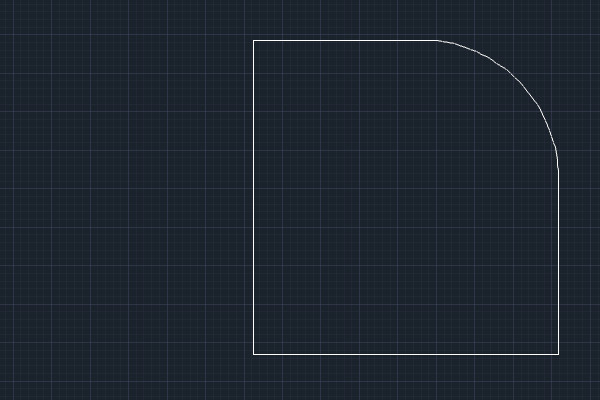 CAD 两直线，怎么用圆弧连接？