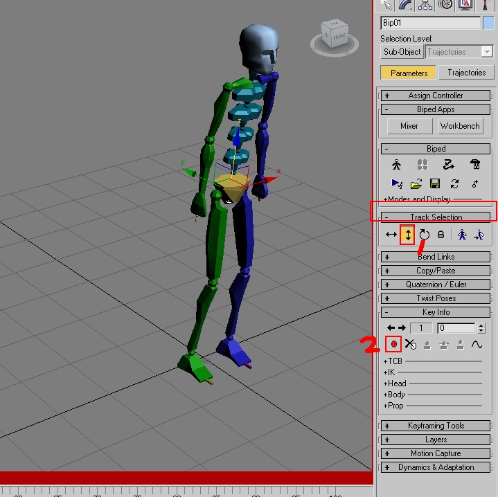 3dmax人物骨骼封套