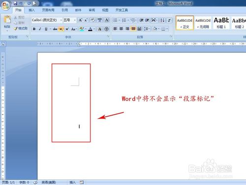Word中如何去除段落标记？