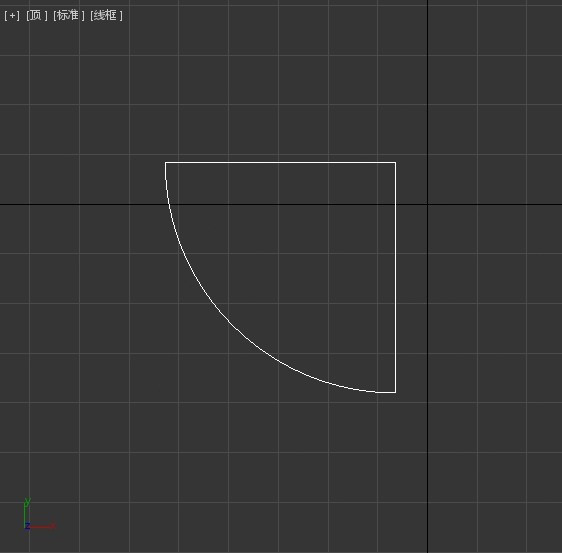 14版的3dmax怎么把圆剪去四分之三?