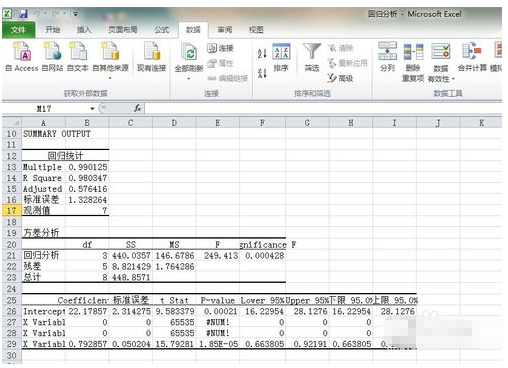 怎么用Excel 做回归方程？