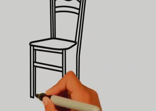 椅子简笔画怎么画？