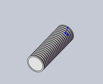 SolidWorks怎么用装饰螺纹线画内螺纹？