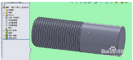 SolidWorks怎么画螺纹？