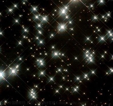 怎样用PS画星光闪烁的效果？
