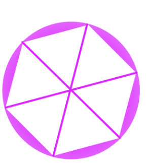 在ps中如何把圆等分六分?