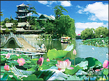 怎么用PS做出油画效果？
