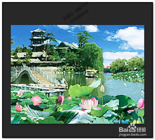 怎么用PS做出油画效果？