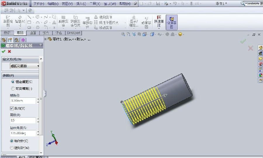 solidworks 普通螺紋孔 m10如何繪製?代表什麼意思?