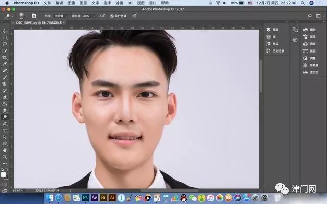 PS怎么推脸型？