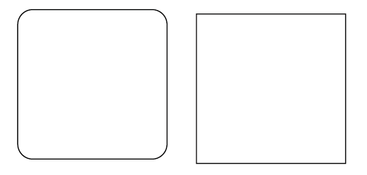 illustrator 中画圆角四边形,只想让其中两个或一个角是圆角怎么弄?