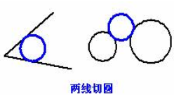 CAD中如何画圆和圆弧的切线？
