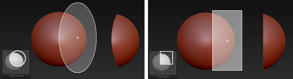 ZBrush中的clip切割笔刷怎么使用？