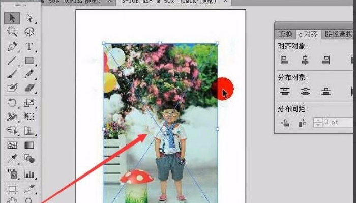 AI软件怎么嵌入图片？