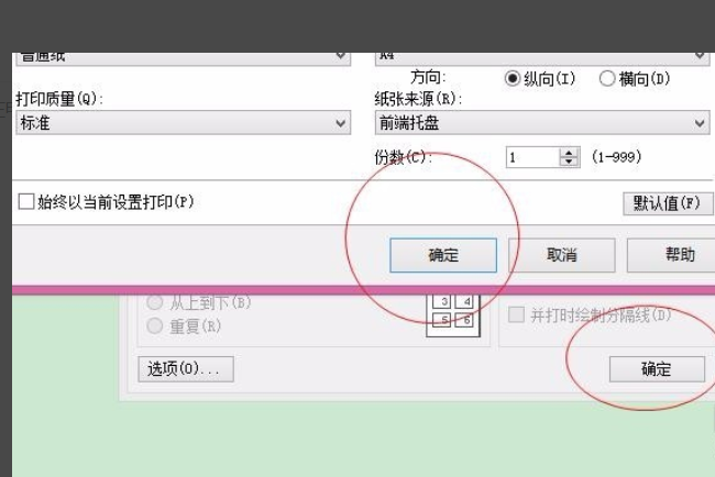 Word黑白打印在哪