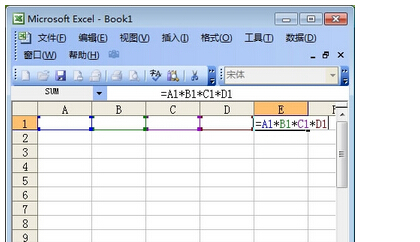 Excel函数乘法公式