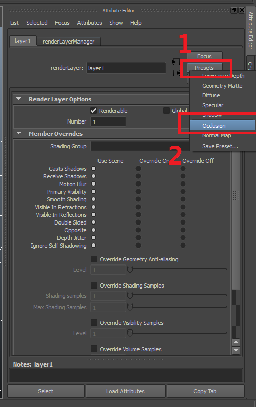 maya2017怎么渲染occ